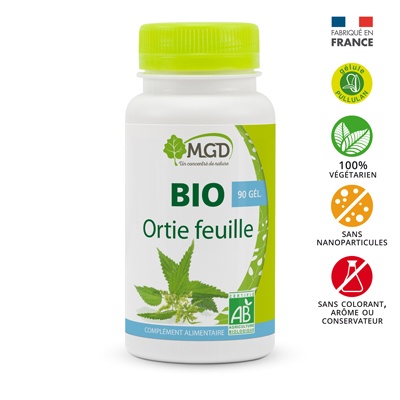 Ortie feuille Bio - Recommandé pour les peaux sujettes à des problèmes - MGD Nature